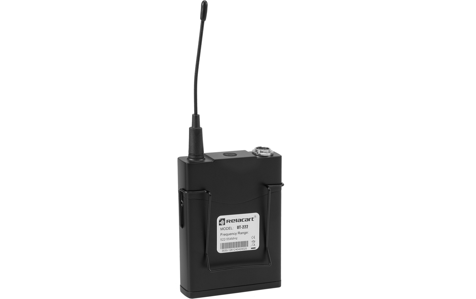 Relacart UT-222 Bodypack 522-554 MHz mit HM-600S Headset