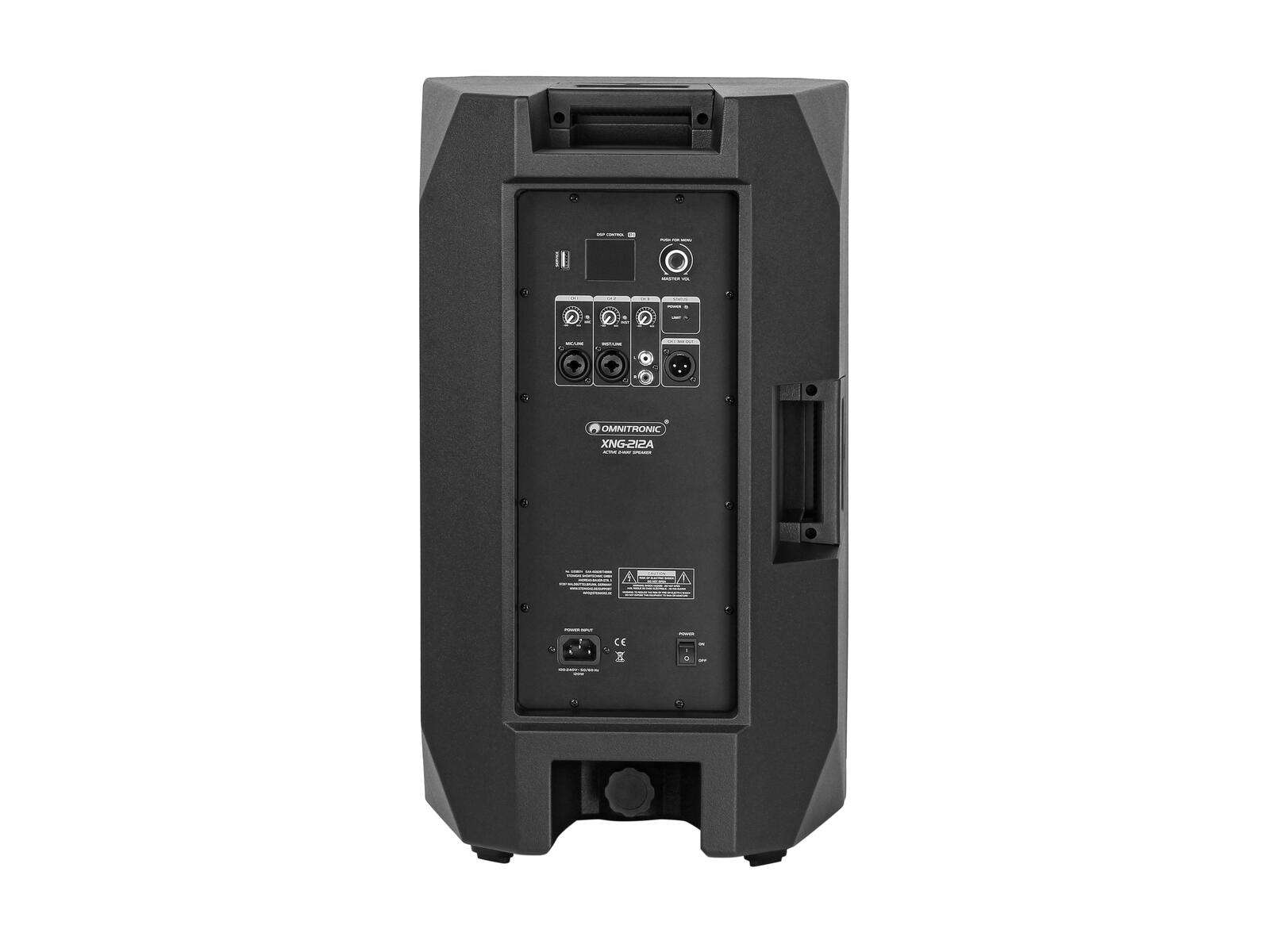 Omnitronic XNG-212A 2-Wege Lautsprecher, aktiv, DSP