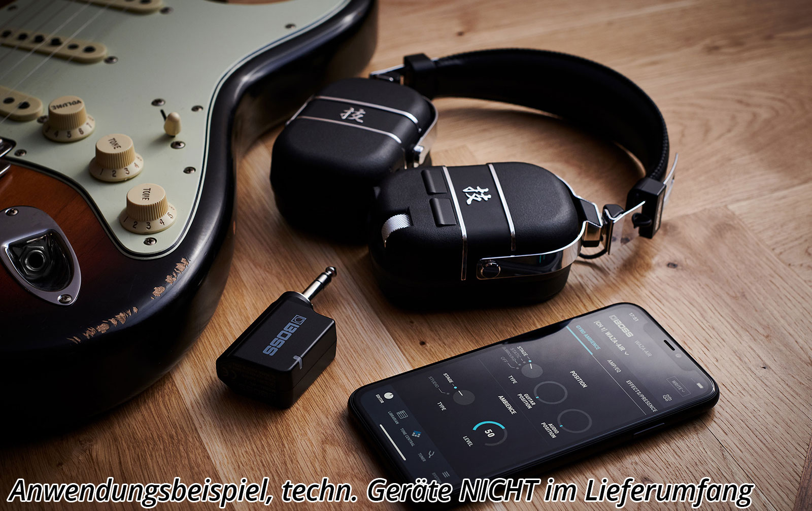 Boss Waza Air Guitar Headphone Bundle