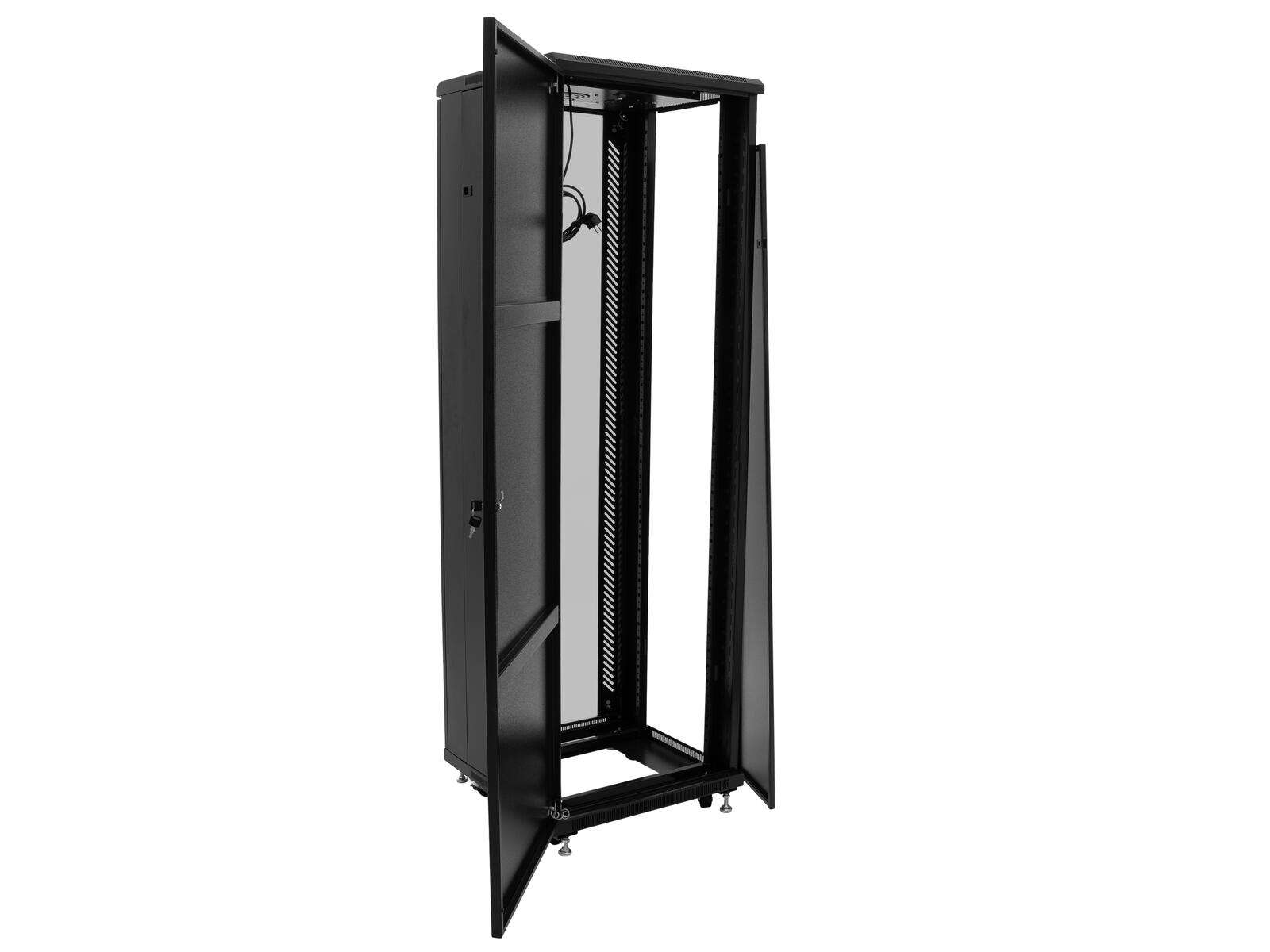 Roadinger SSC-28 Stahlschrank mit Glastür 28HE