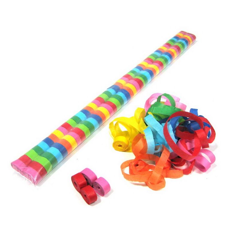 Magic FX Luftschlangen 5m x 0.85cm Bunt Beutel