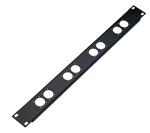K&M 28308 19"-Frontplatte, schwarz
