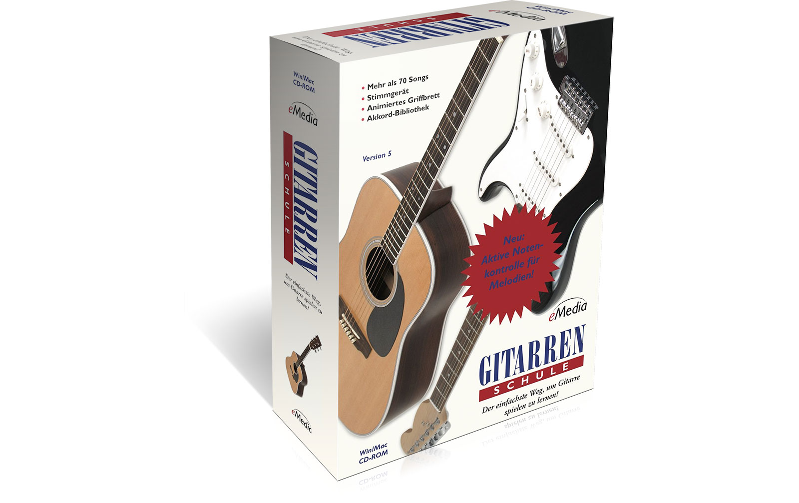 eMedia Gitarren Schule Update auf V5
