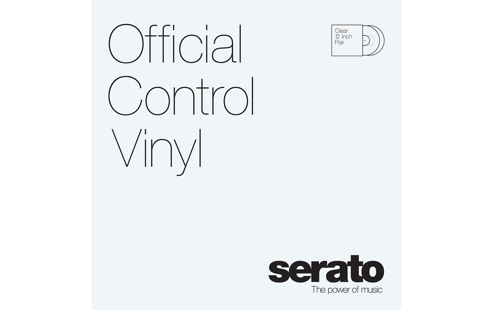 Serato Performance Control Vinyl, clear