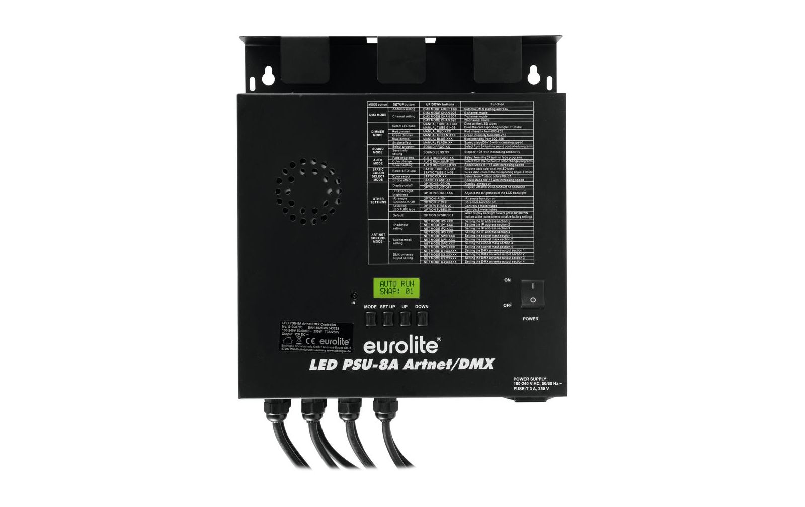 Eurolite LED PSU-8A Artnet/DMX