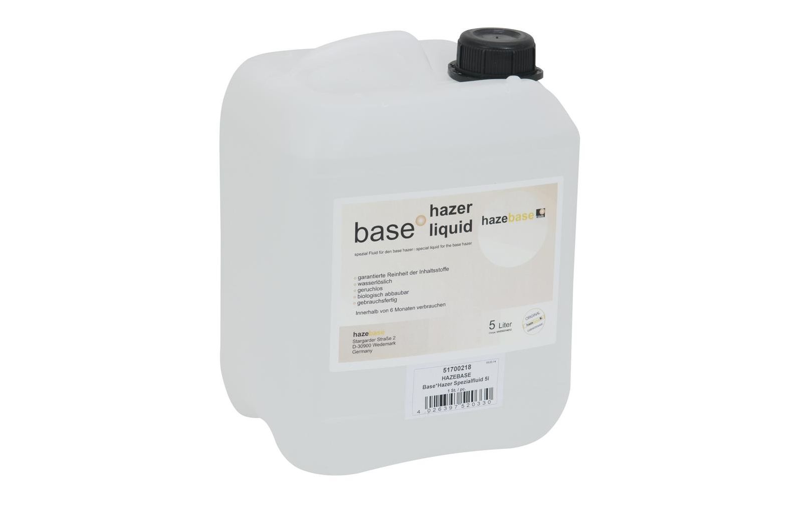 Hazebase Base*Hazer Spezialfluid 25l Kanister