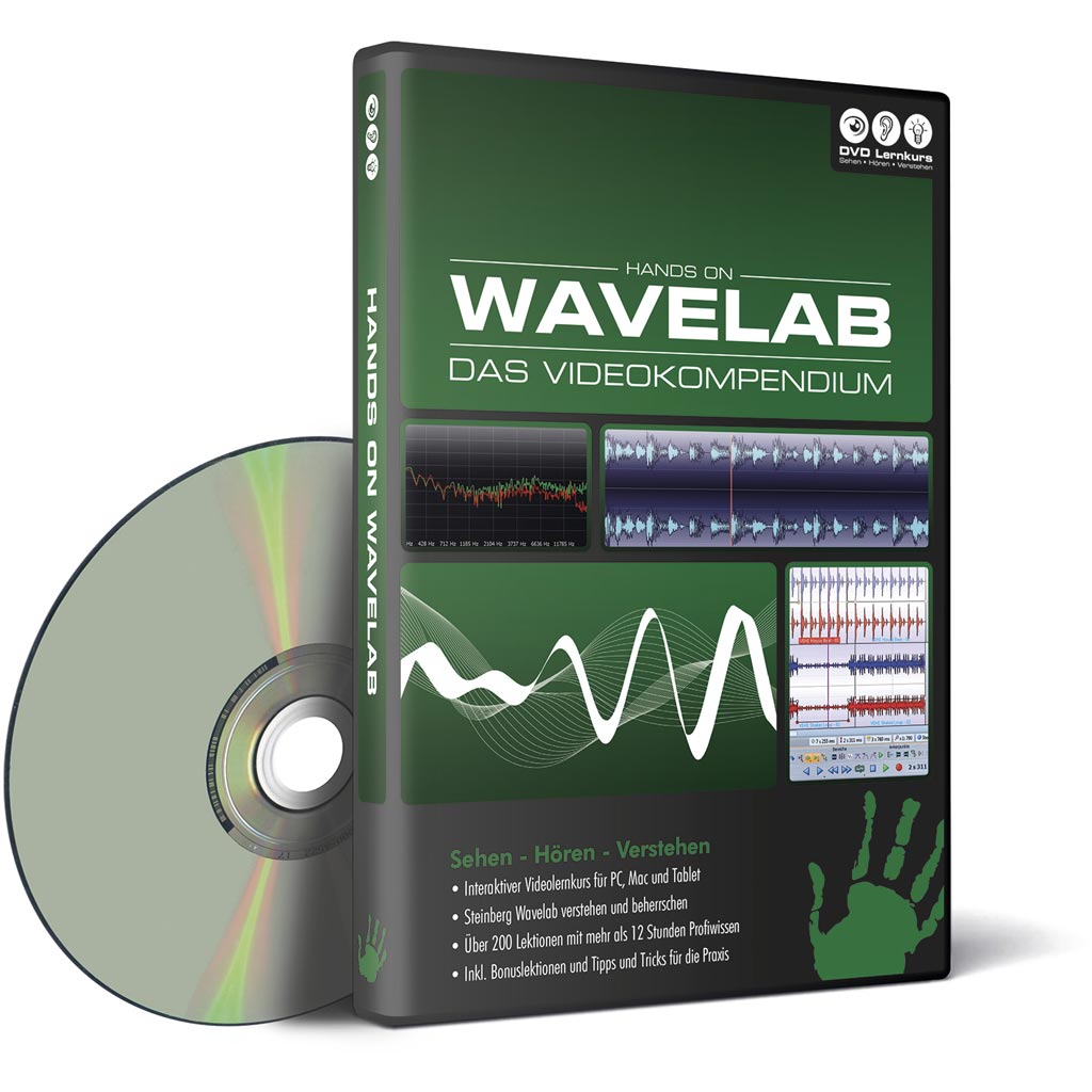 DVD Lernkurs Hands On Wavelab - Das Videokompendium
