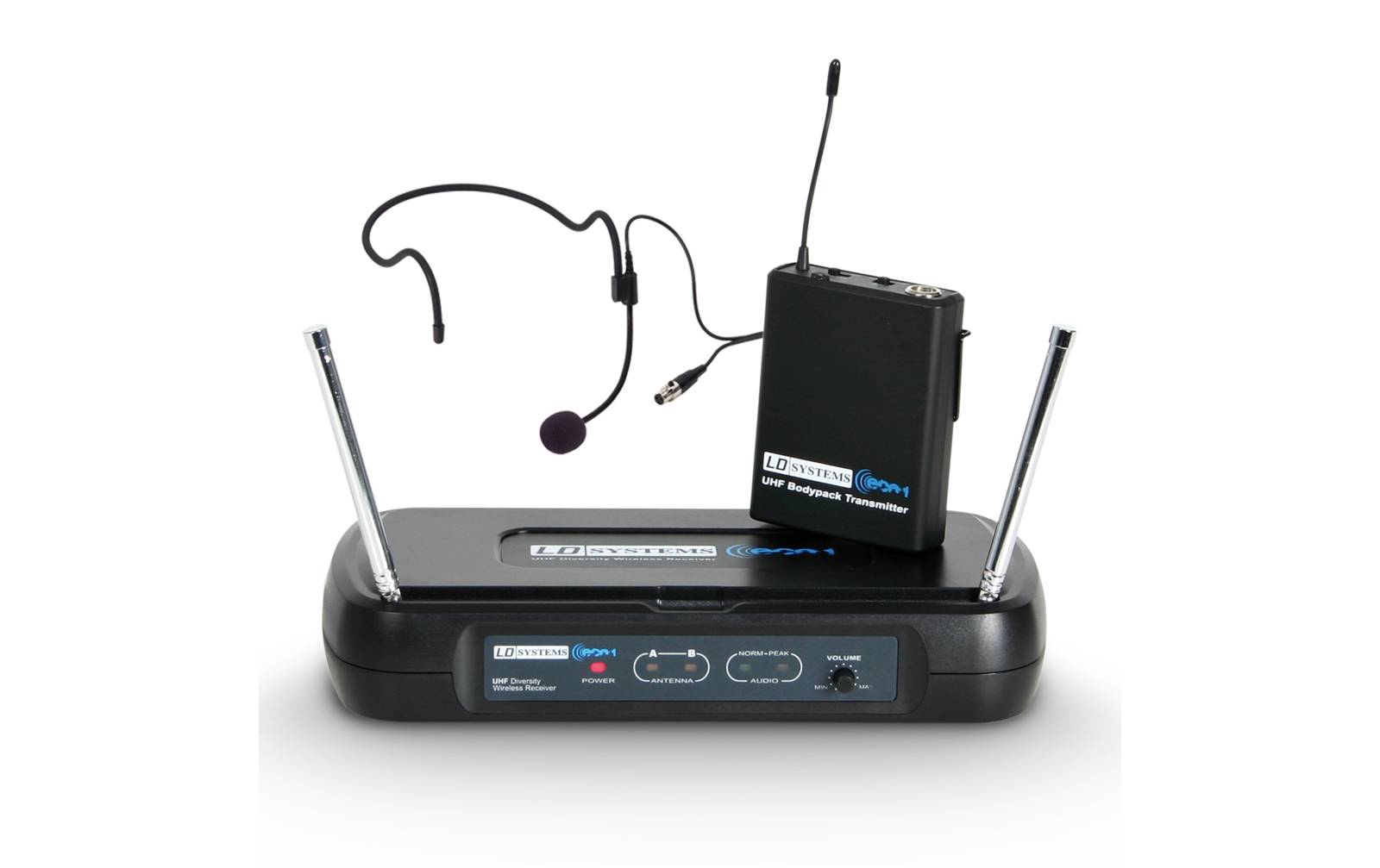 LD Systems ECO 2 BPH B6 II Funkmikrofon System mit Belt Pack und Headset