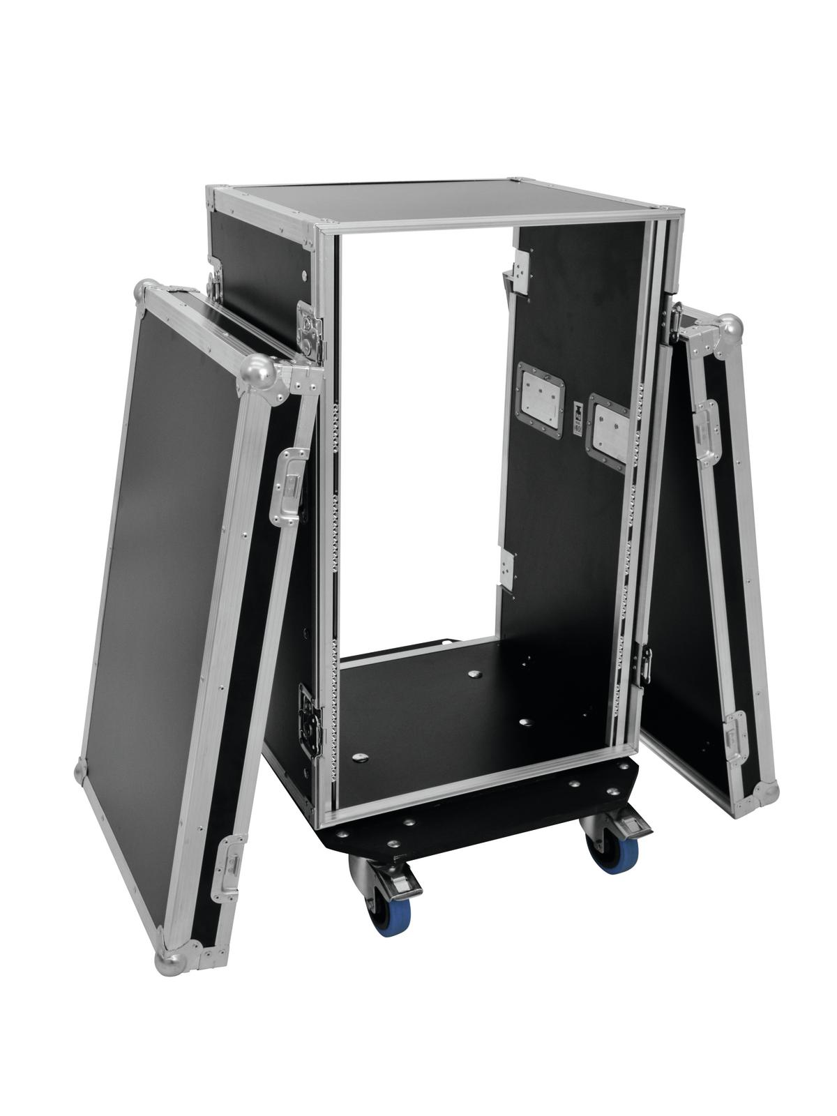 Roadinger Rack Profi 18HE 45cm mit Rollen
