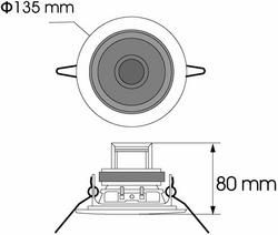 Omnitronic CS-4W Deckenlautsprecher weiß