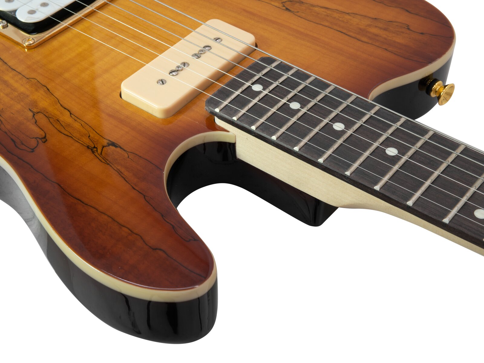 Dimavery TL-501 Prestige E-Gitarre, Spalted Maple