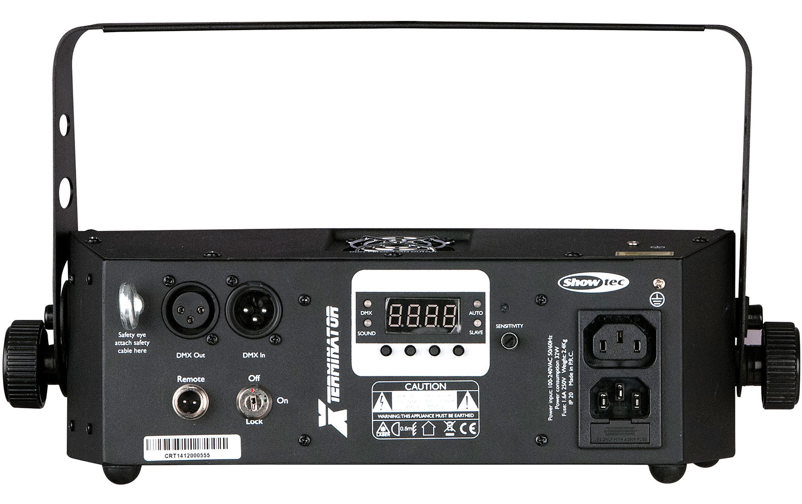 Showtec X-Terminator - 6 x 3W RGBWA LED + 12 Strobes + RG Laser