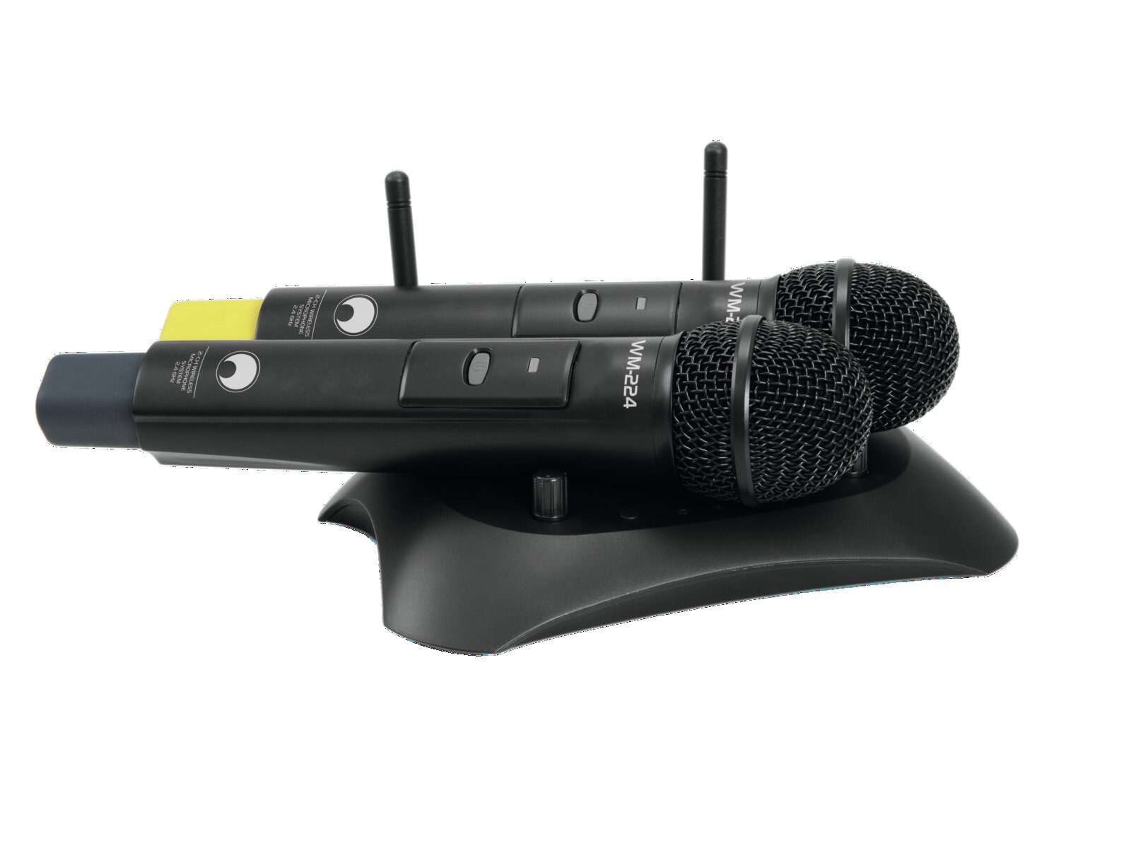 Omnitronic WM-224 2-Kanal-Funkmikrofonsystem 2.4GHz