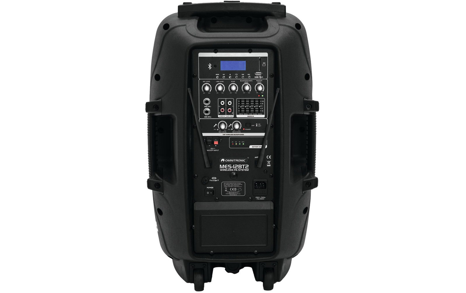 Omnitronic MES-12BT2 Drahtlos-PA-System