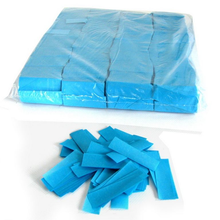 Magic FX Slowfall Konfetti Rechteck 55x17mm Hellblau Beutel