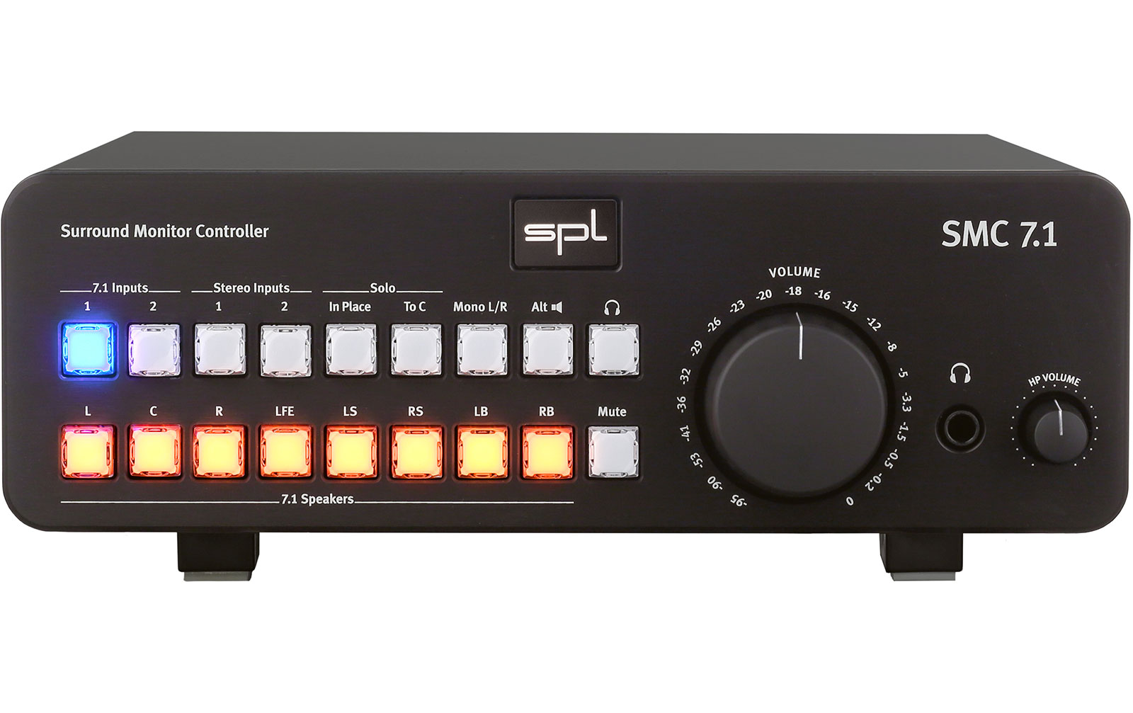 SPL SMC 7.1 Surround Monitor Controller, schwarz