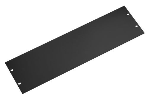K&M 28210 19"-Blende, schwarz, 1 HE, 0,12 kg