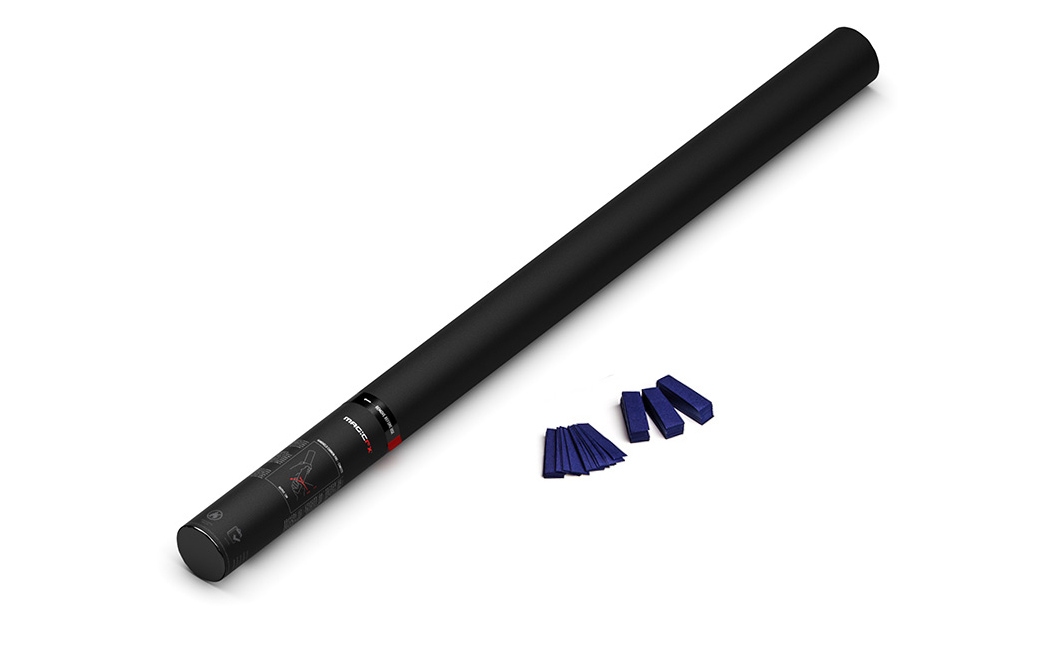 Magic FX Handheld Konfetti Kanone Pro 80cm Dunkelblau