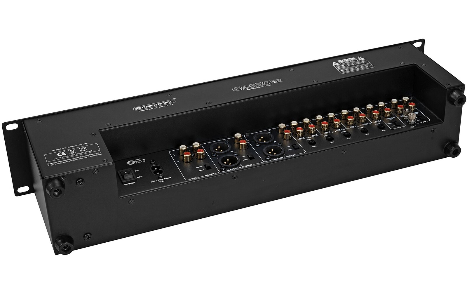 Omnitronic EM-550B MK2 Entertainment-Mixer
