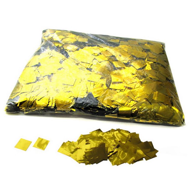 Magic FX Metallic Konfetti Squares 17x17mm Gold Beutel