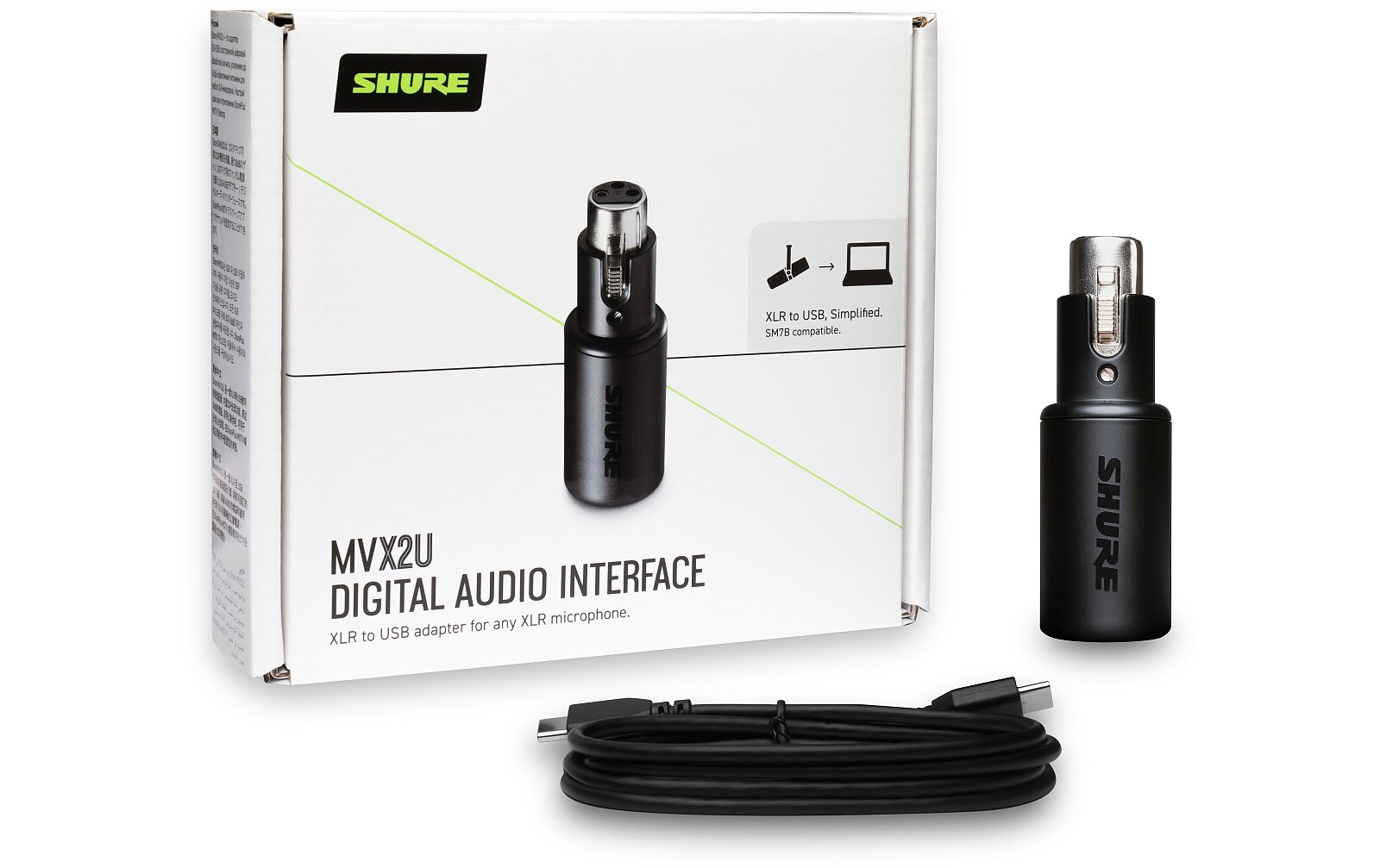Shure Motiv MVX2U Digitales Audiointerface