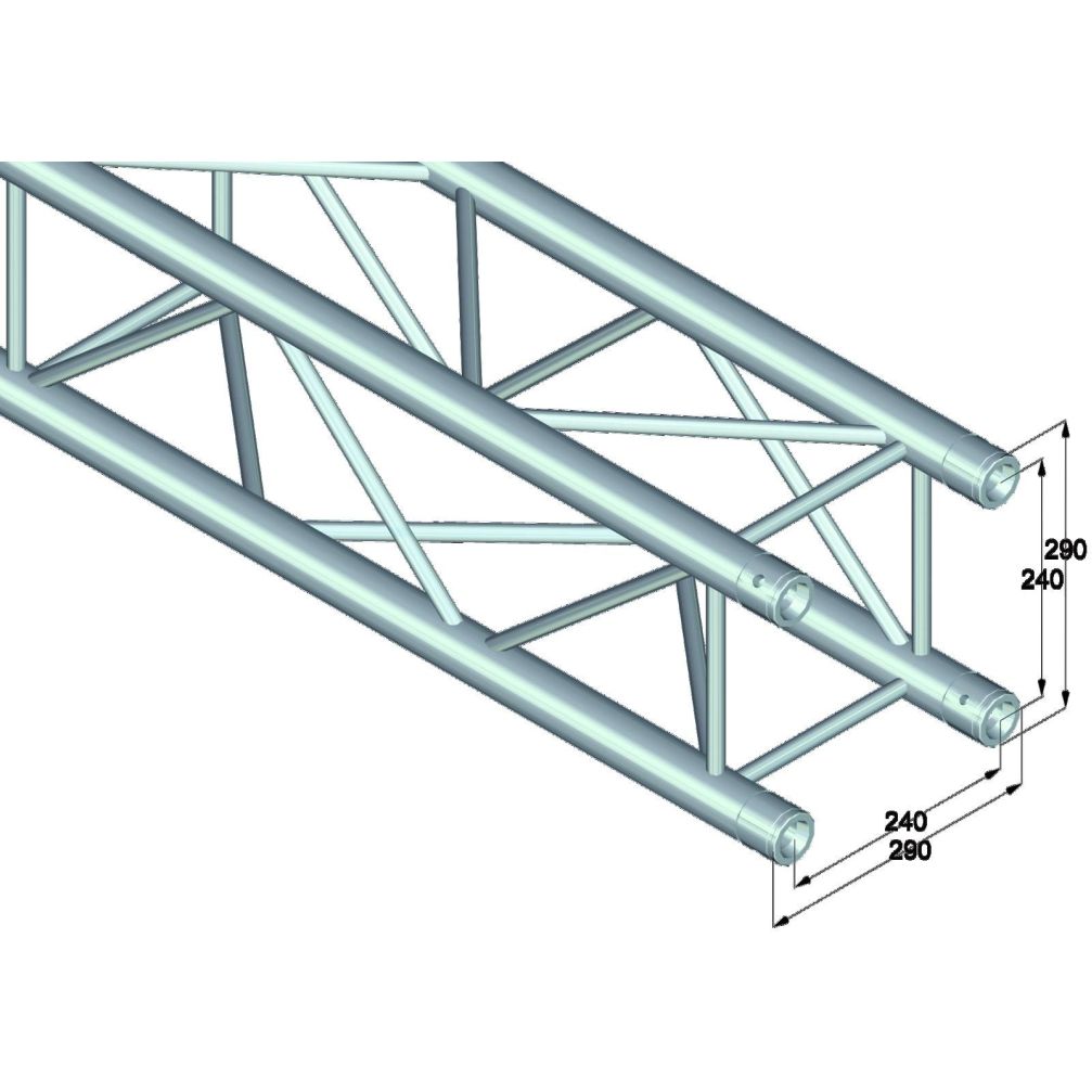 Alutruss Quadlock 6082-1500 4-Punkt-Traverse