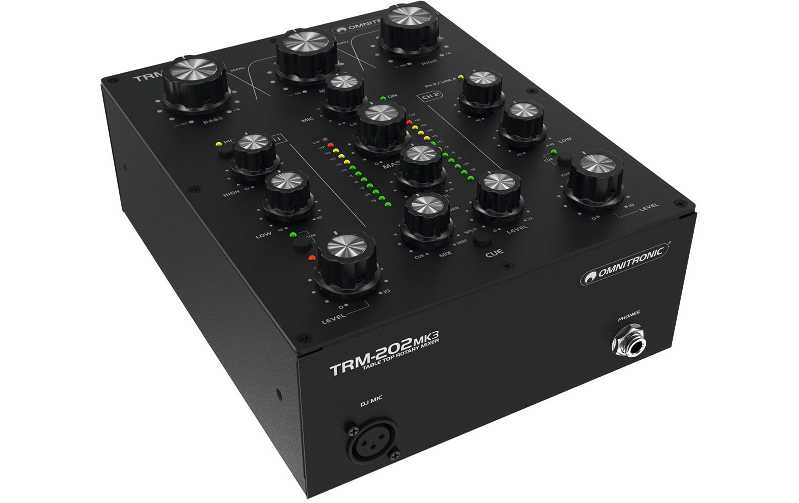 Omnitronic TRM-202 MK3 2-Kanal Rotary-Mixer