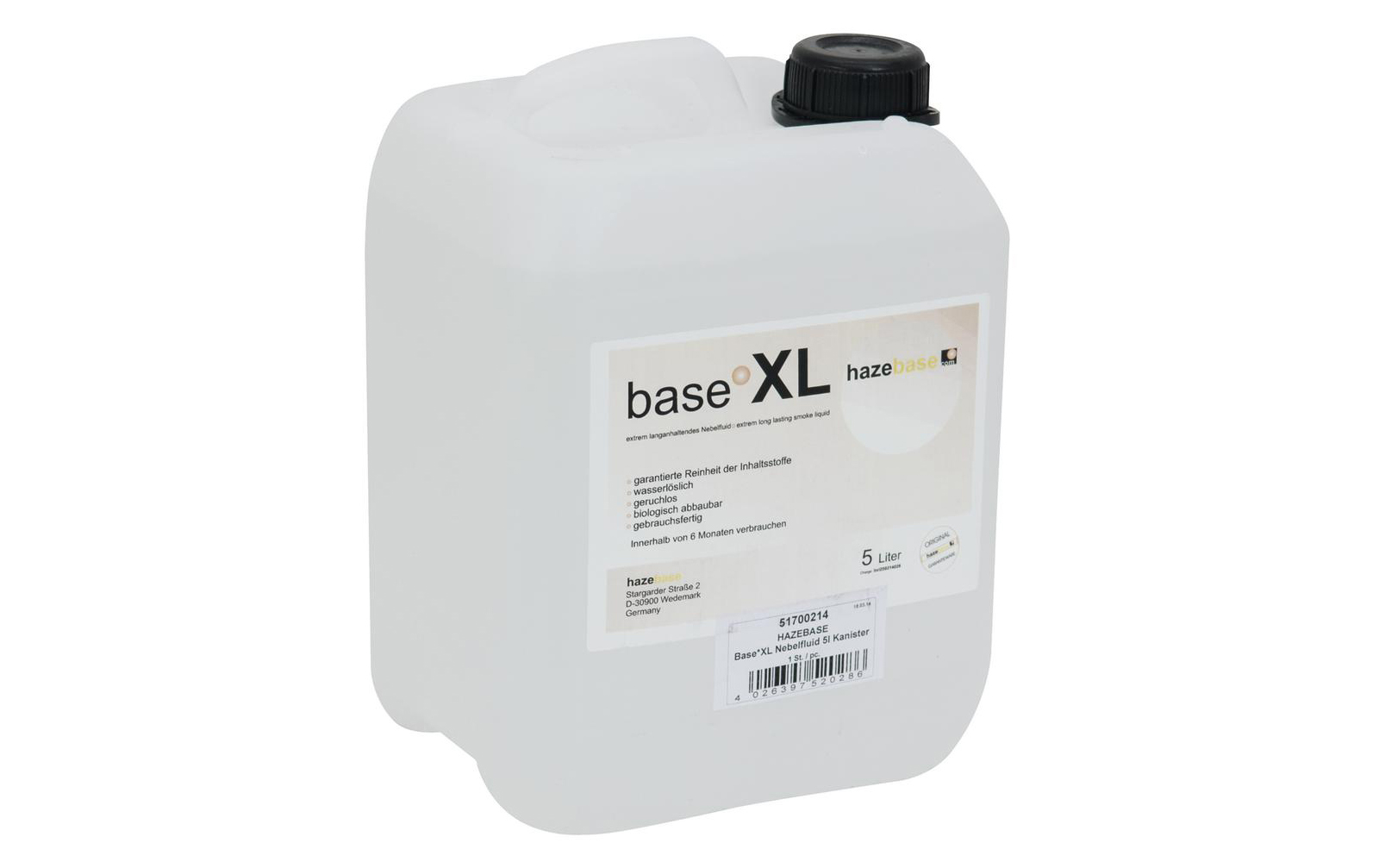 Hazebase Base*XL Nebelfluid 25l Kanister