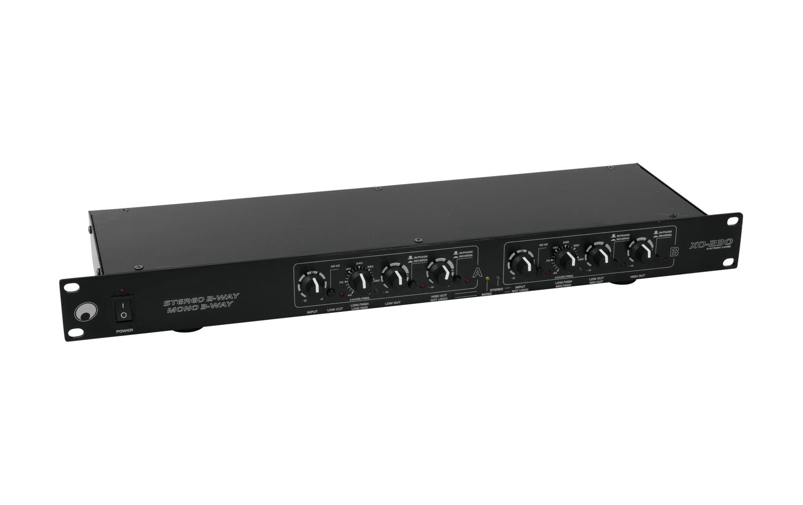 Omnitronic XO-230 Aktive Frequenzweiche