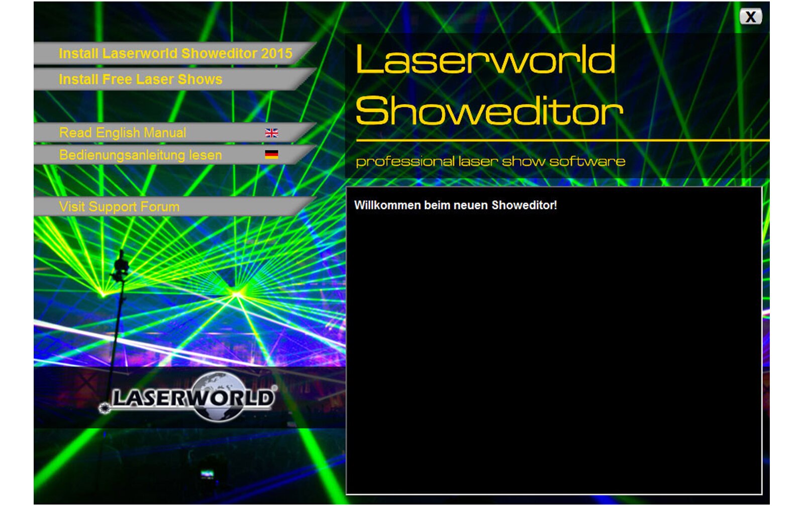 Laserworld Showeditor Set - Lasershow Software