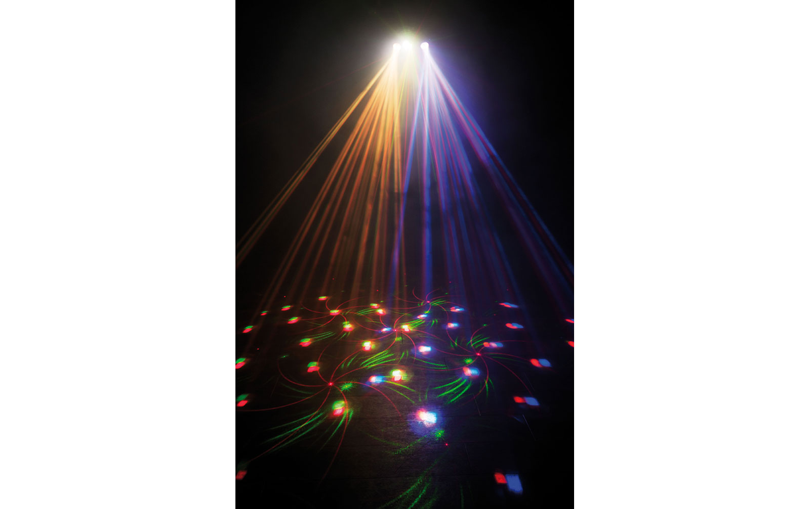 Showtec X-Terminator - 6 x 3W RGBWA LED + 12 Strobes + RG Laser