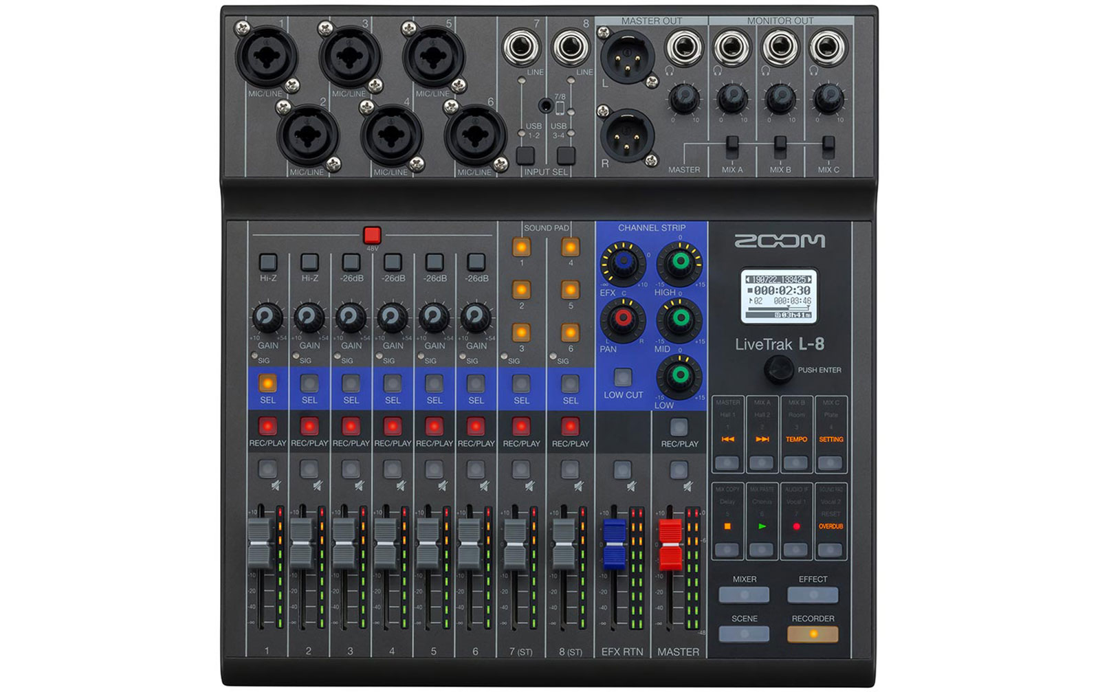 Zoom LiveTrak L-8