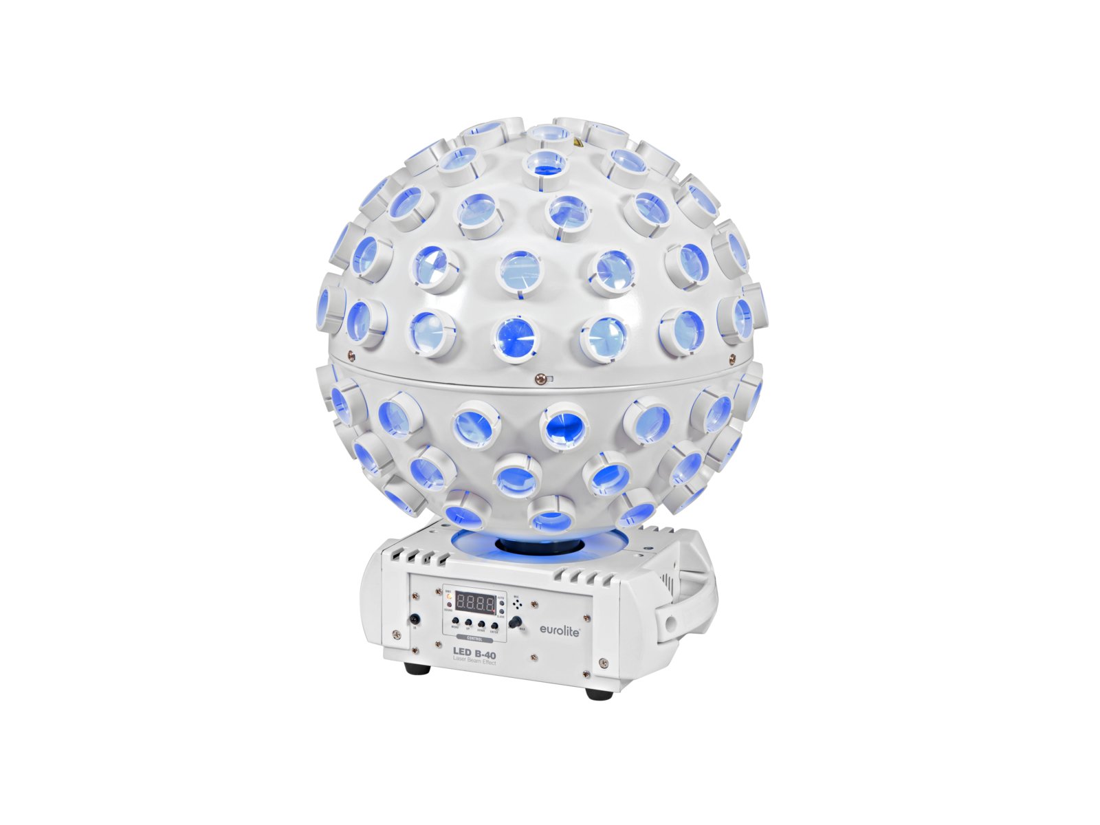 Eurolite Set 2x Stage Stand 100cm + 2x LED B-40 HCL Strahleneffekt weiß