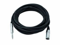 Omnitronic Adapterkabel XLR (M) / Klinke stereo 5m, schwarz
