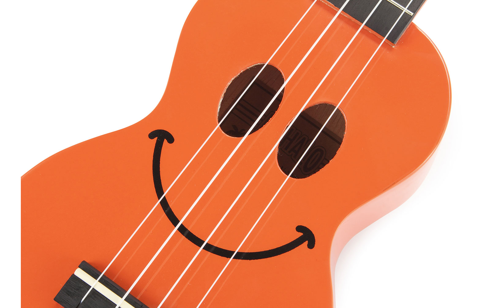 Mahalo Smiley Ukulele Orange