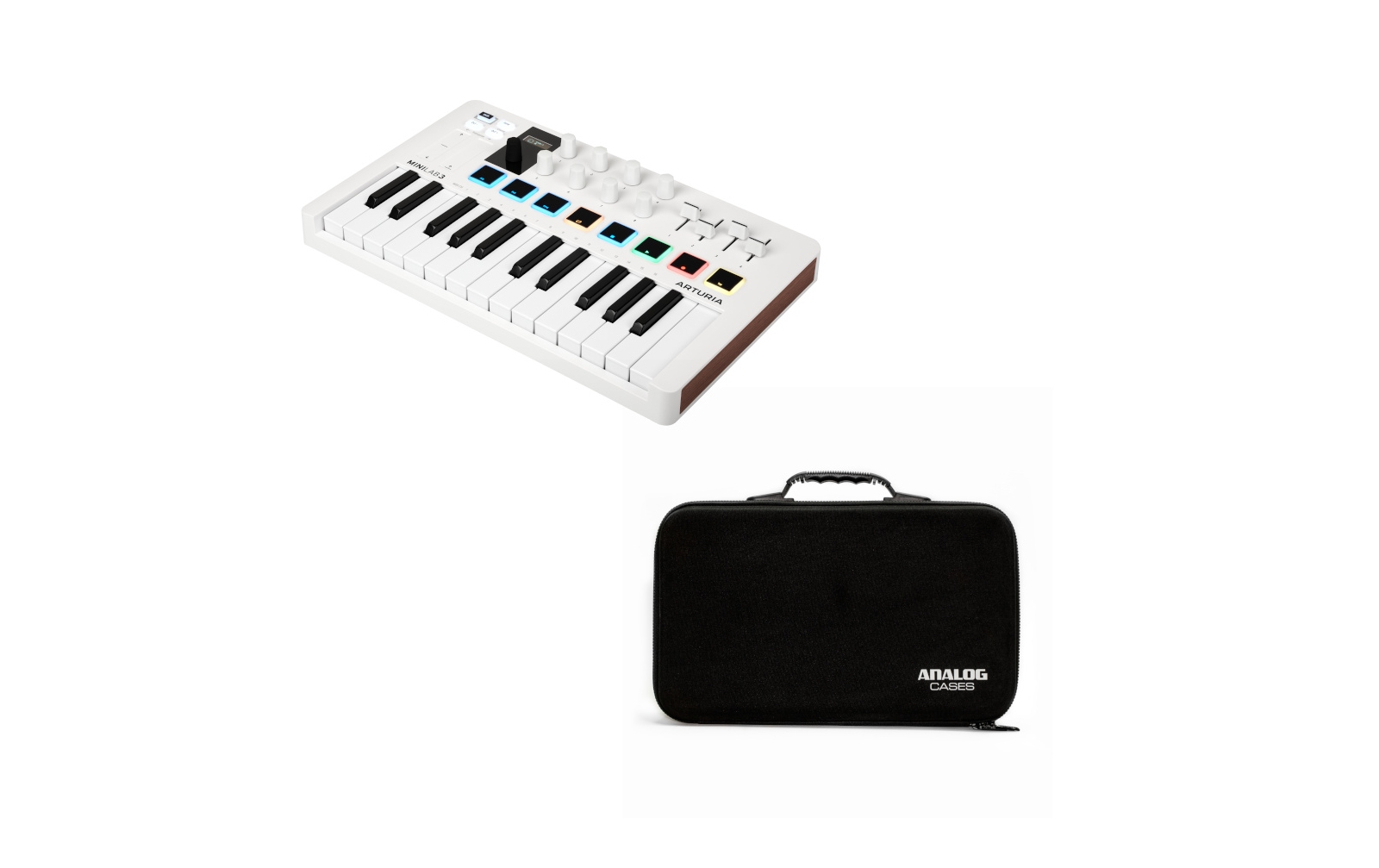 Arturia Minilab 3 weiß Pulse Case Bundle