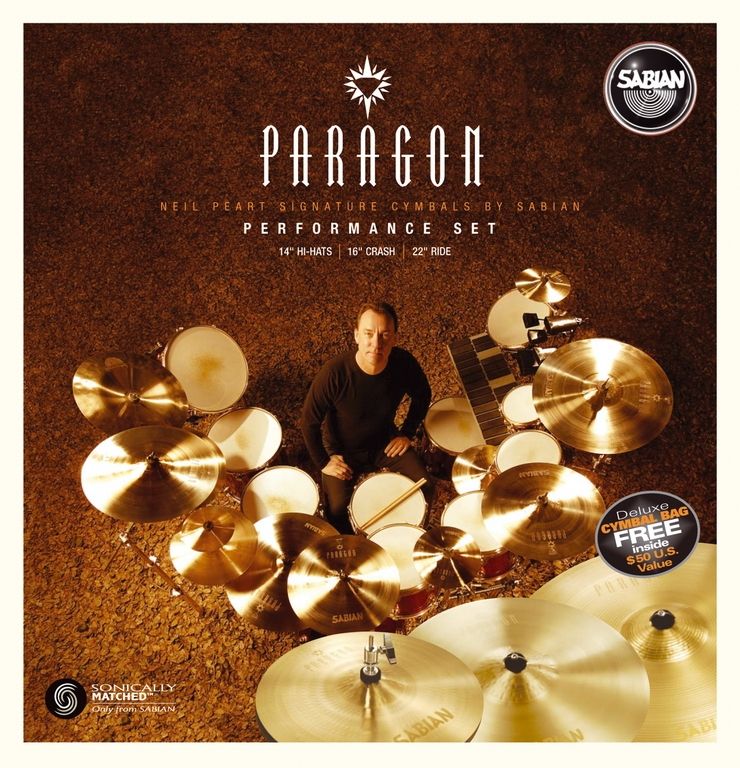 Sabian Paragon-Serie Performance Set brilliant