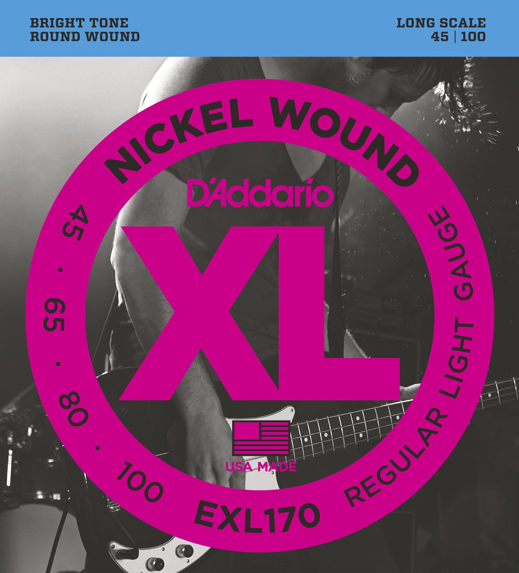 Daddario EXL170 Saitensatz für E-Bass 045-100
