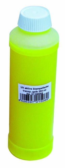 Eurolite UV-aktive Stempelfarbe, transp.gelb,250ml