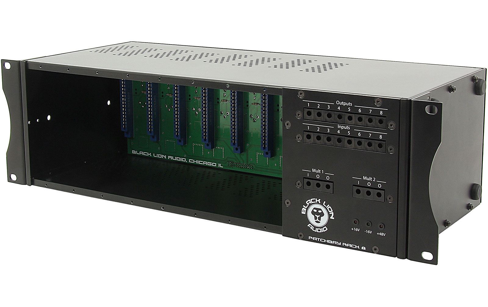 Black Lion Audio PBR-8 500 Audio Patchbay Rack 8 / System 500