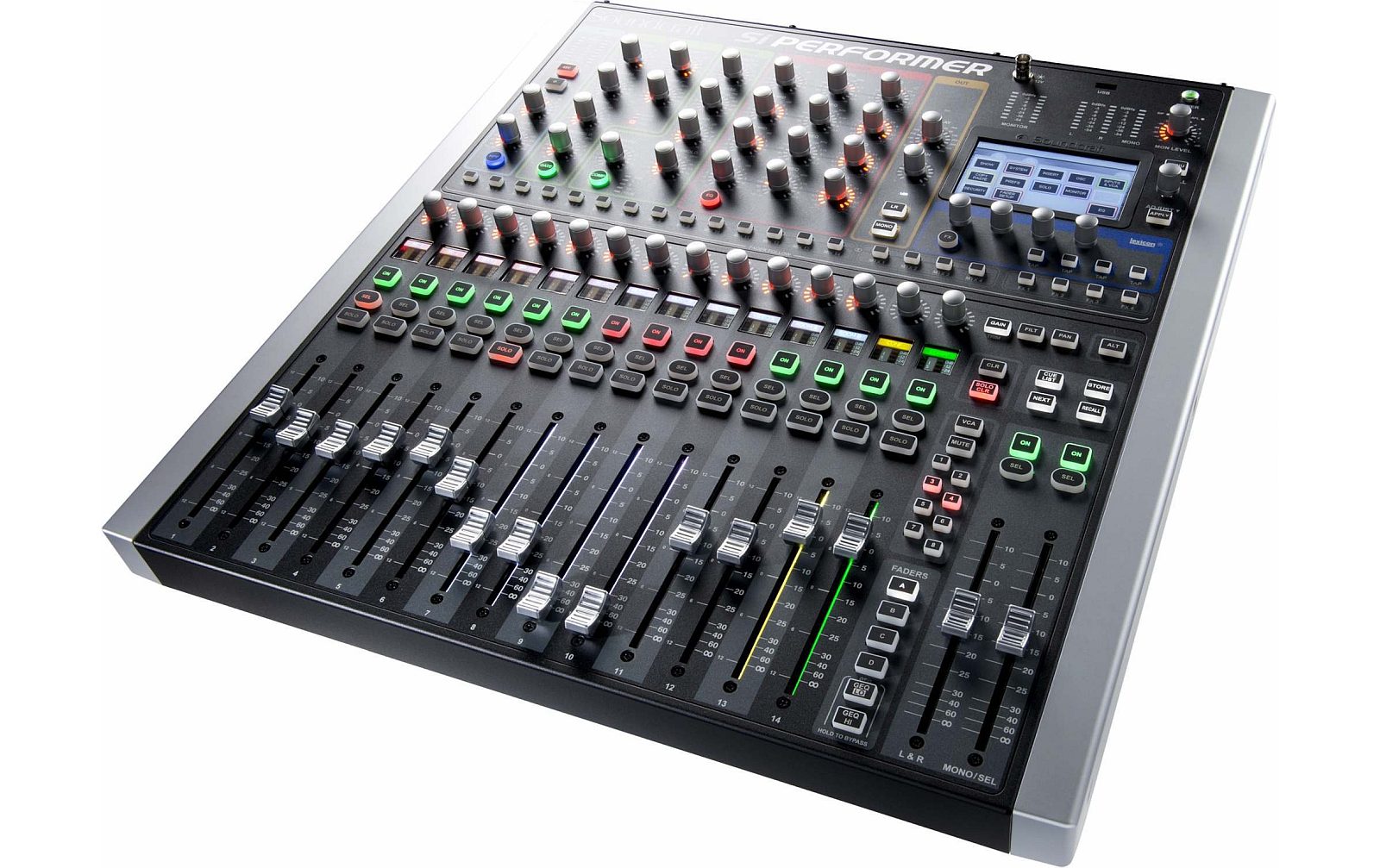 Soundcraft Si Performer 1 - Digitales Mischpult mit integrierter DMX/Lichtsteuerung