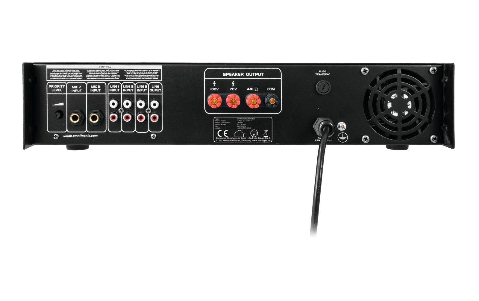 Omnitronic MP-250P ELA-Mischverstärker