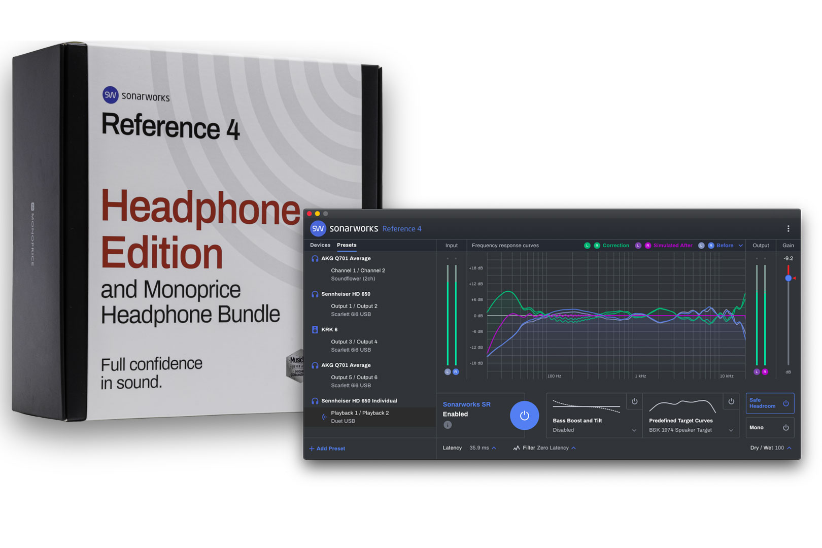 Sonarworks Reference 4 Headphone edition Monoprice Bundle