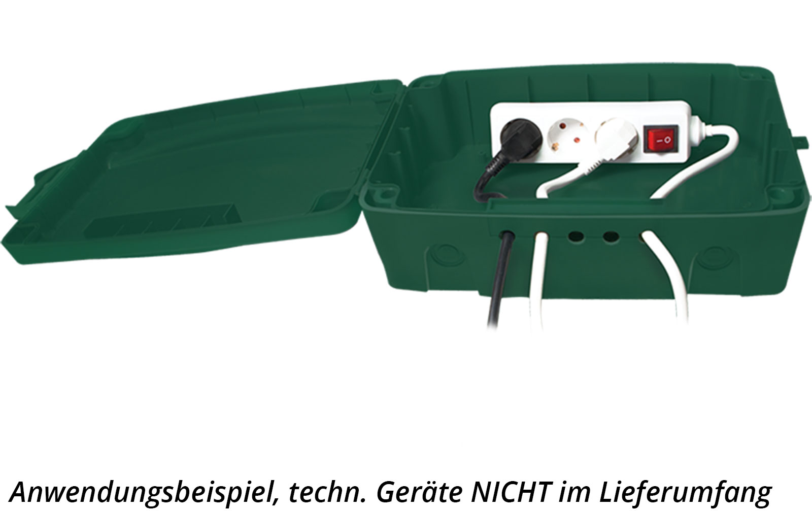 LogiLink LPS272 Wetterfeste Außen-Elektronikbox, grün