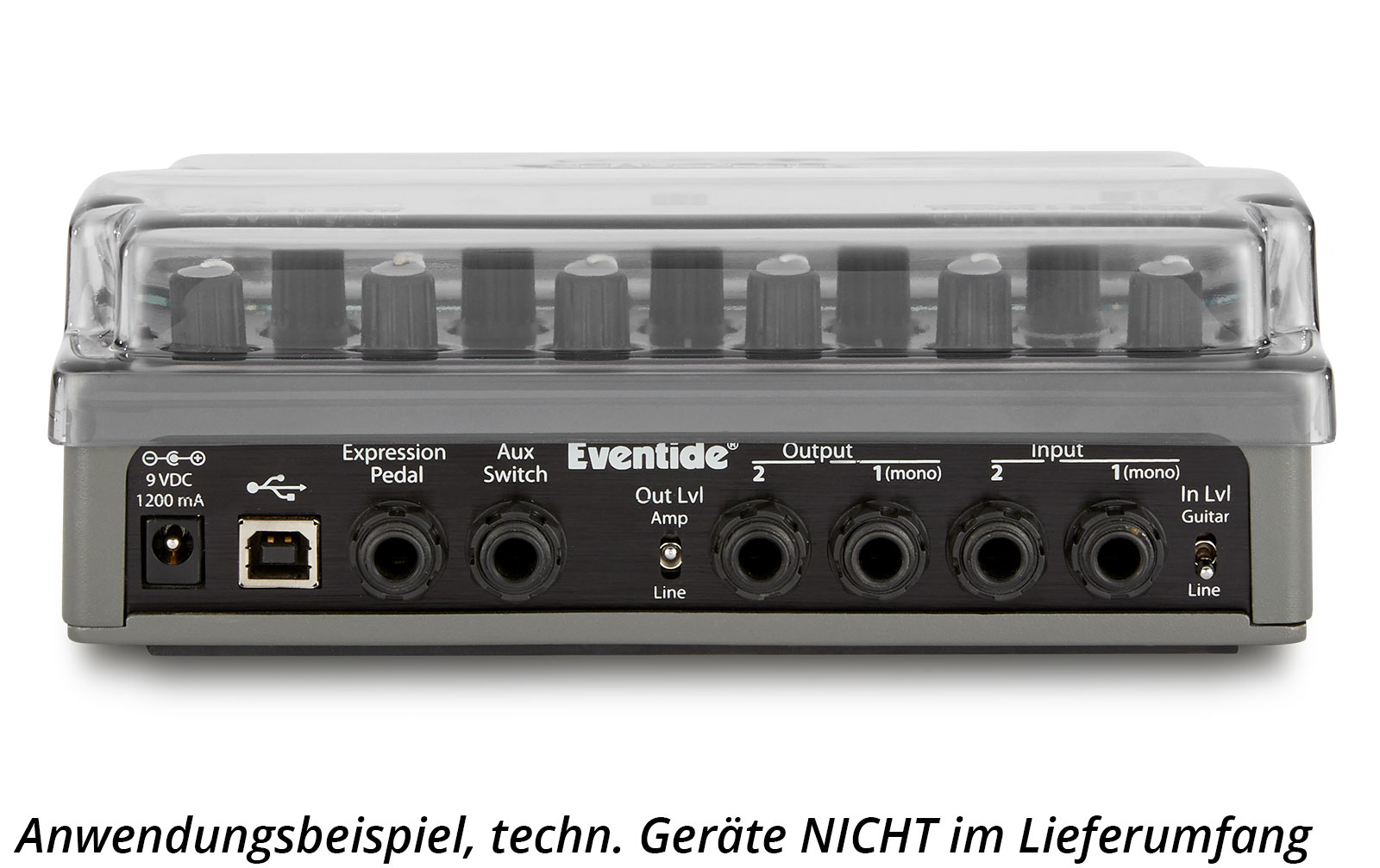 Decksaver Eventide 3 Switch Staubschutzabdeckung passend für Eventide 3 Switch Pedale: Space, Modfactor, Pitchfactor, Timefactor