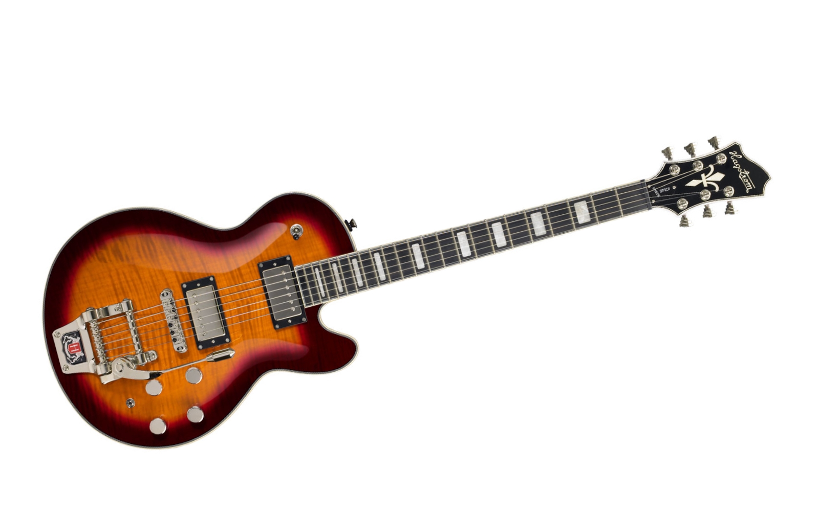 Hagstrom Super Swede Tremar Vintage Burst