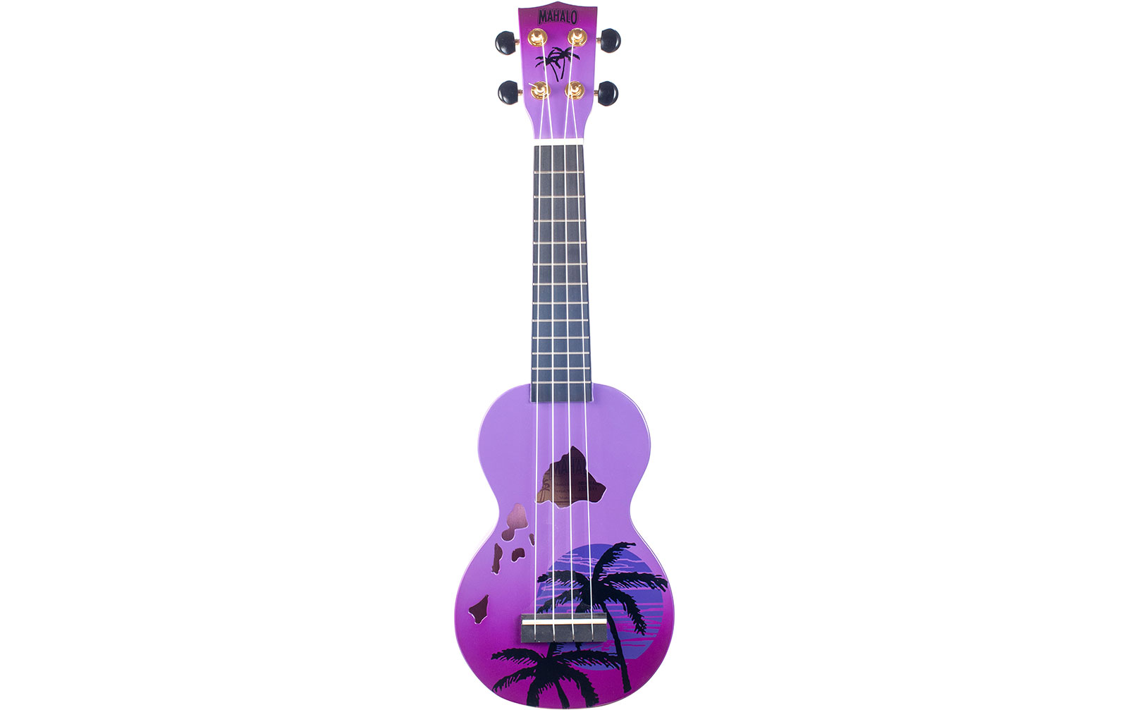 Mahalo Designer Ukulele Hawaii (Purple Burst)