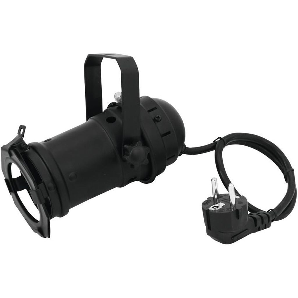 Eurolite PAR-16 Spot schwarz 230V für GU-10 Lampe