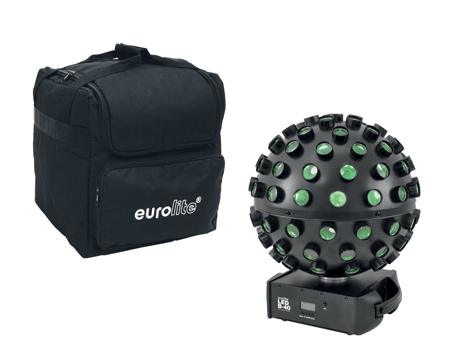 Eurolite Set LED B-40 HCL Strahleneffekt + Softbag