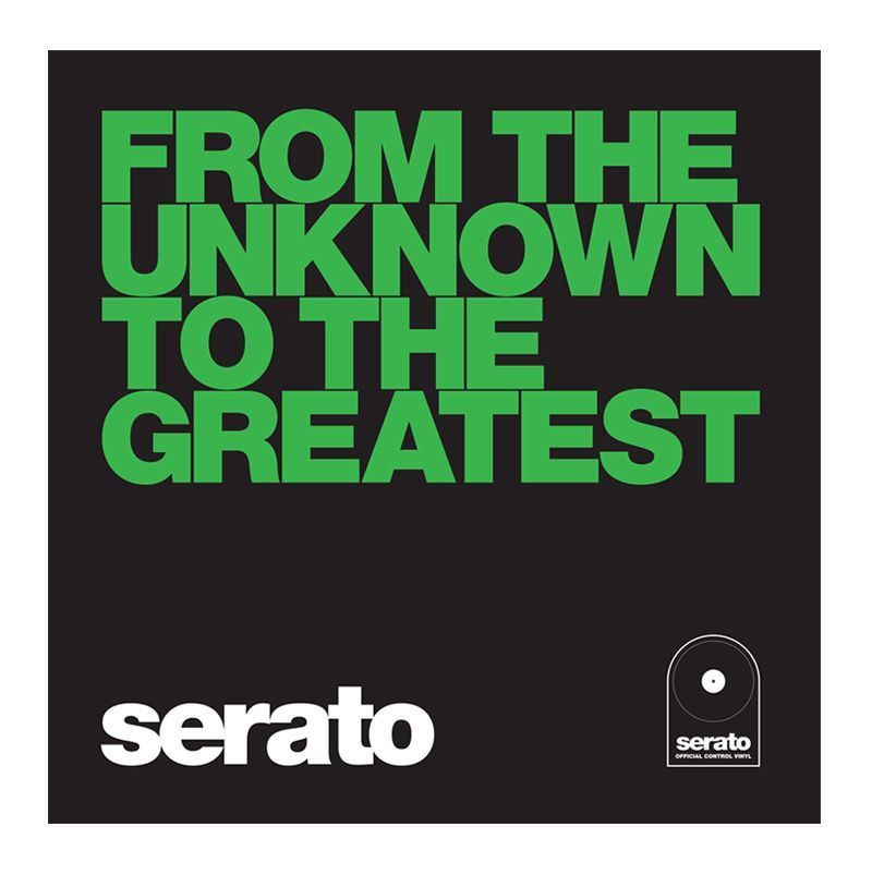 Serato Manifesto, 10" Control Vinyls schwarz, From the Unknown